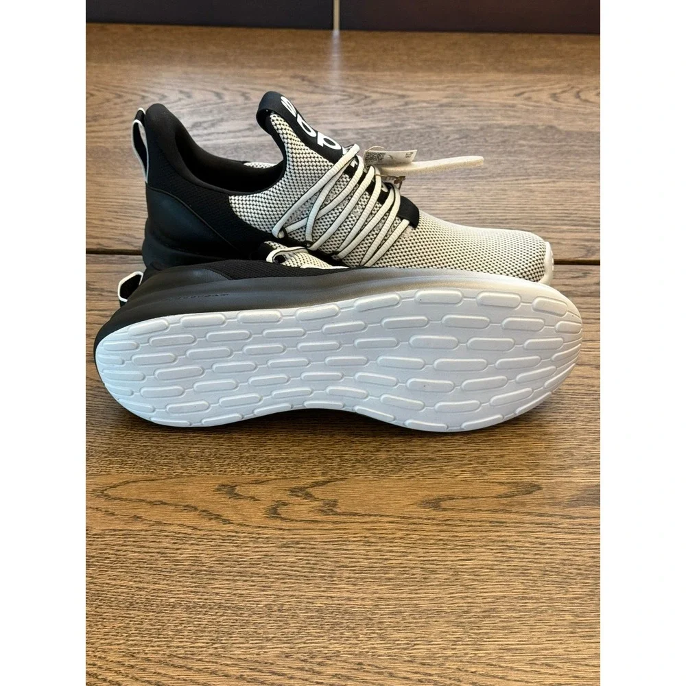 Adidas Lite Racer Adapt 7.0 Men's White Core Black Slip on Sneakers Size 11.5